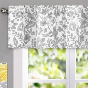 Julia Lined Valance Double Layer Thermal Insulated Room Darkening Blackout 52x14